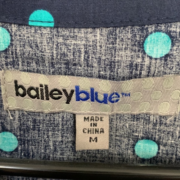 Blue polka dot dress - Picture 3 of 6